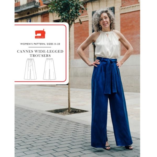 Papierschnittmuster Cannes Wide Legged Trousers (englisch)