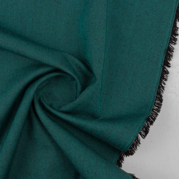 Peppered Cotton - Shot Cotton Solid in Peacock