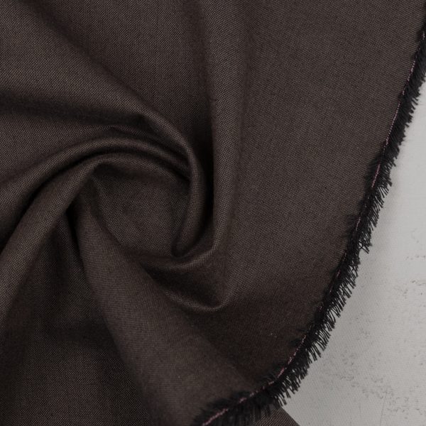 Peppered Cotton - Shot Cotton Solid in Coffee Bean