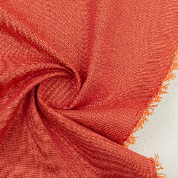 Peppered Cotton - Shot Cotton Solid in Paprika