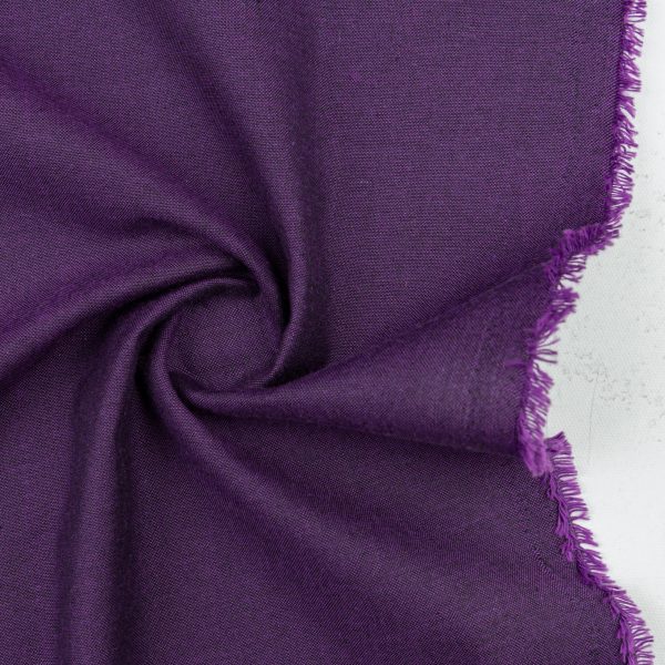 Peppered Cotton - Shot Cotton Solid in Aubergine