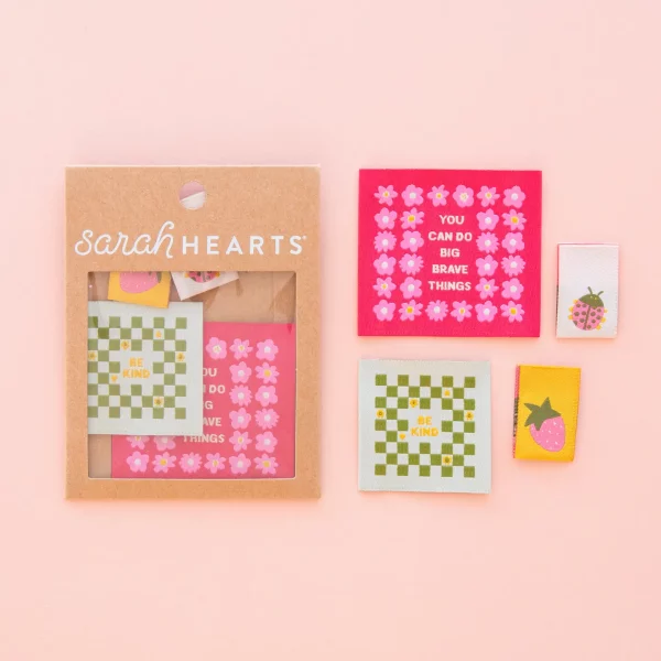 Webetiketten von Sarah Hearts: Joyful June Multipack (4 Stück) – Bild 2