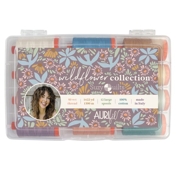 Suzy Quilts – Wildflower – Aurifil Garnbox (12 Spulen, 50wt)