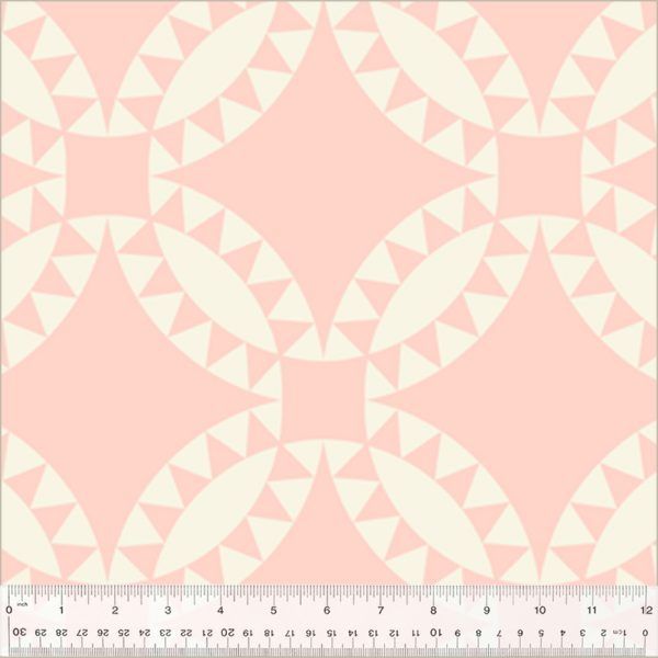 Windham Fabrics - Whistler Studios - Perfect Points - Pickle Dish in Blush (Extrabreiter Rückseitenstoff)