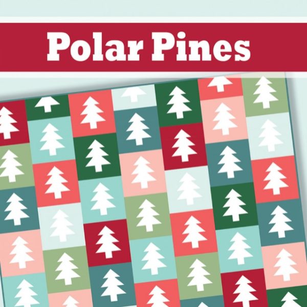 Schnittmuster Quilt "Polar Pines" von A Bright Corner