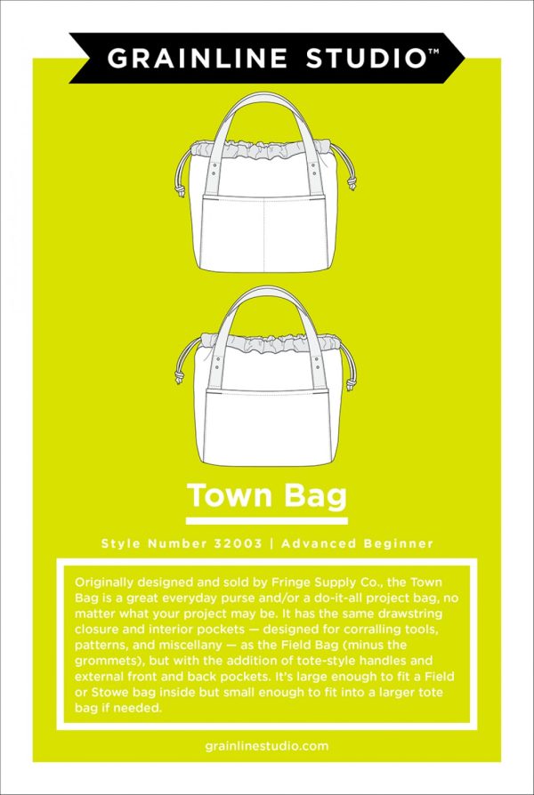 Schnittmuster Tasche "Town Bag" von Grainline Studio (englisch) – Bild 3