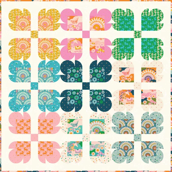 Schnittmuster Quilt "Teddy Bear Paw" von Holly Clarke / Holly Clarke Design (englisch)