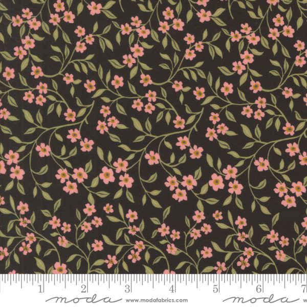 Moda Fabrics - Crystal Manning - Sagewood - Dogwood in Night Sky