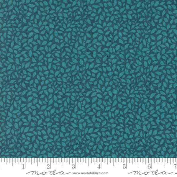 Moda Fabrics - Crystal Manning - Sagewood - Azalea in Peacock