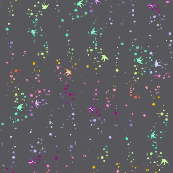 Vorverkauf - Tula Pink - Graywork - Fairy Dust in Carbon