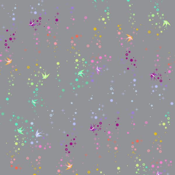 Vorverkauf - Tula Pink - Graywork - Fairy Dust in Shadow