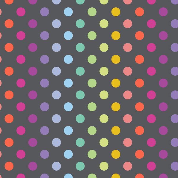 Vorverkauf - Tula Pink - Graywork - Disco Poms in Carbon
