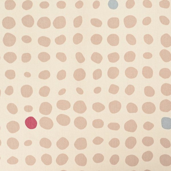 Kokka – Linnea Basic - Dots in Rosé/Natur (Oxford)
