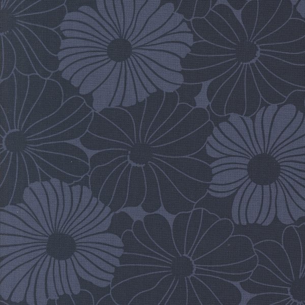 Moda Fabrics - V and Co. - Color Crush - Bloom Florals in Indigo