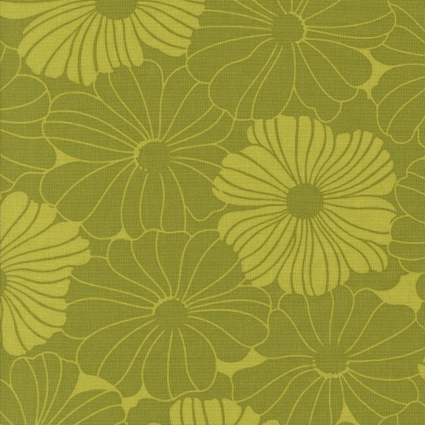 Moda Fabrics - V and Co. - Color Crush - Bloom Florals in Zest