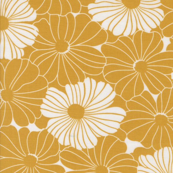 Moda Fabrics - V and Co. - Color Crush - Bloom Florals in Honey
