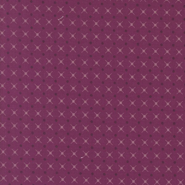 Moda Fabrics - V and Co. - Color Crush - X and O Blenders Dot in Magenta
