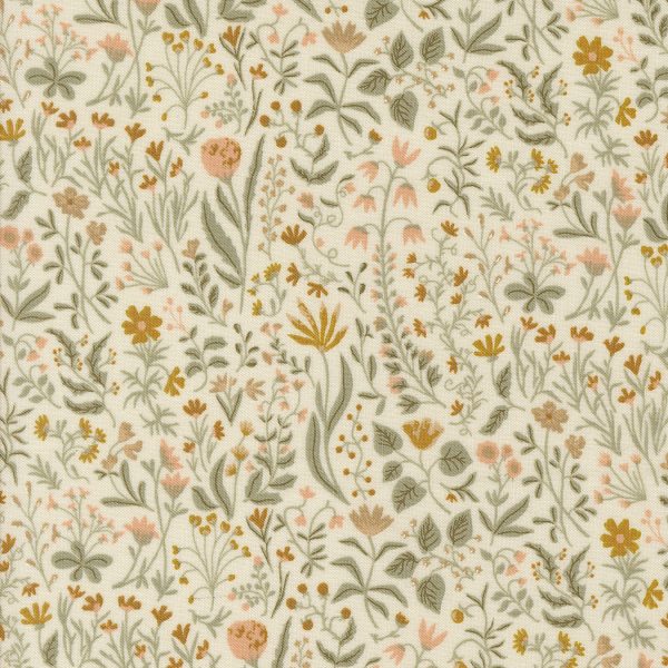 Moda Fabrics - Jessica Rose - Rainier - Small Floral in Eggshell