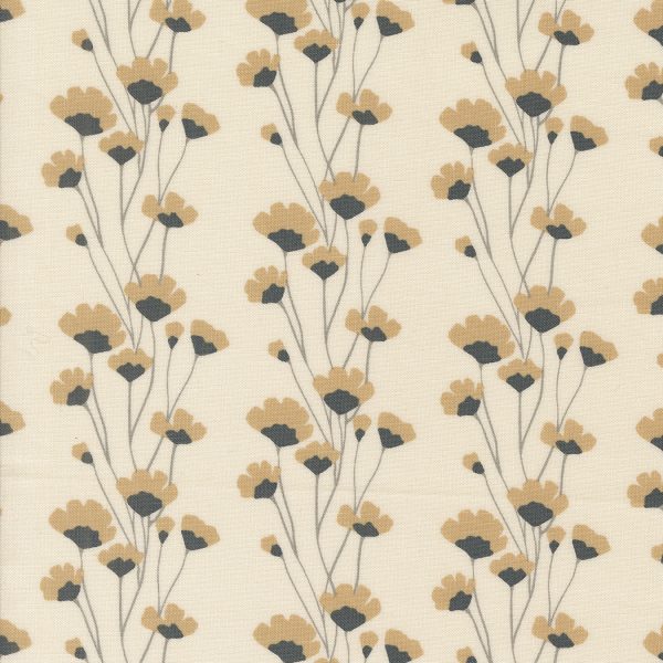 Moda Fabrics - Jessica Rose - Rainier - Flower Chains in Eggshell Tan