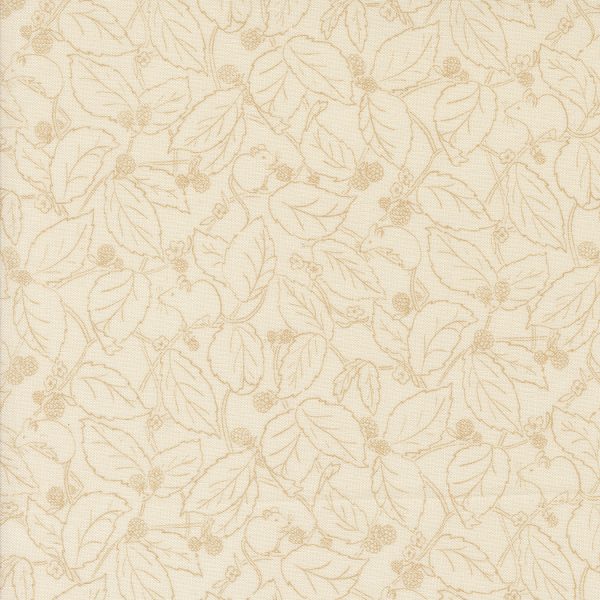 Moda Fabrics - Jessica Rose - Rainier - Blackberry Leaves in Eggshell