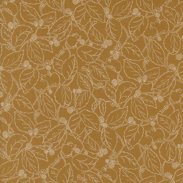 Moda Fabrics - Jessica Rose - Rainier - Blackberry Leaves in Caramel