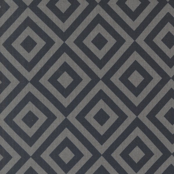 Moda Fabrics - Jessica Rose - Rainier - Geometrics in Mochi Linen Deep Sea (CANVAS)