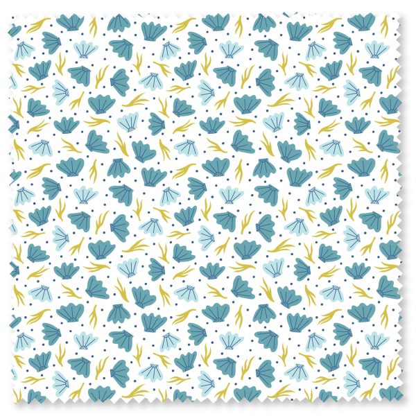 Felicity Fabrics - Jen Swenty - Sea Garden - Floating Seashells