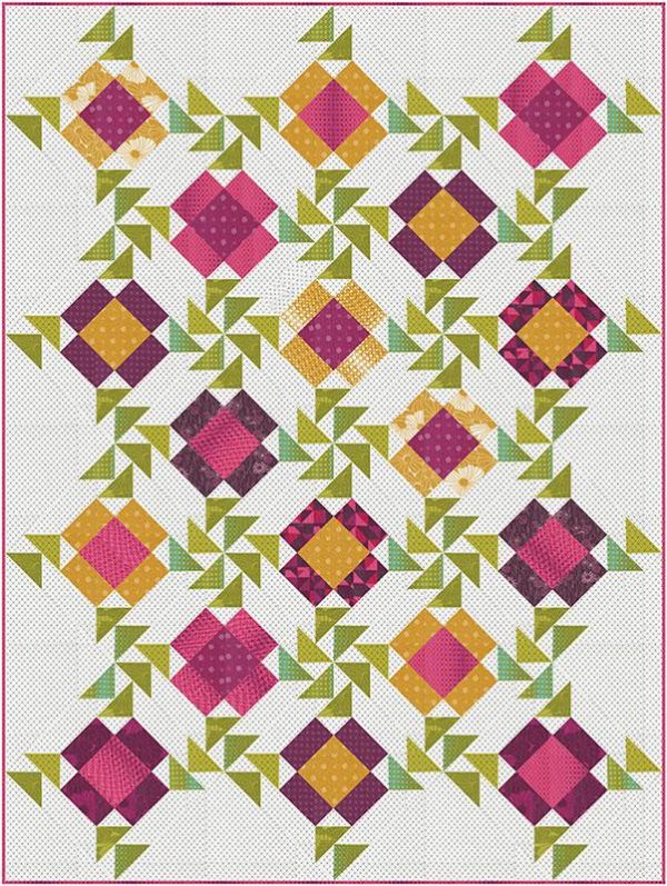 Schnittmuster Quilt "Morning Glory" von V and Co.