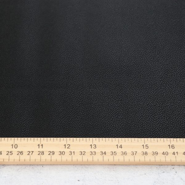 Kunstleder Pebble in Black / Schwarz – Bild 2