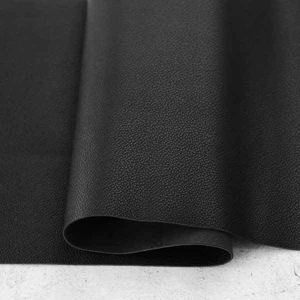 Kunstleder Pebble in Black / Schwarz – Bild 3
