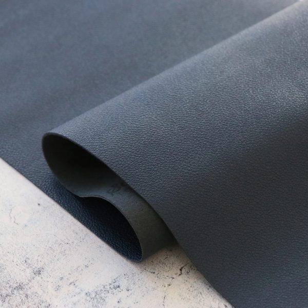 Kunstleder Pebble in Navy / Dunkelblau