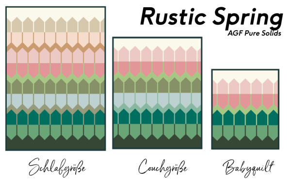Lake House Quilt Kit – AGF Kit 1 – Rustic Spring
