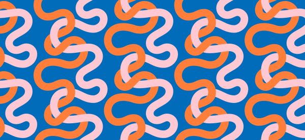 Moda Fabrics - Emily Van Hoff - Groove -Tangled Quilt in Cotton Candy (extrabreiter Rückseitenstoff)