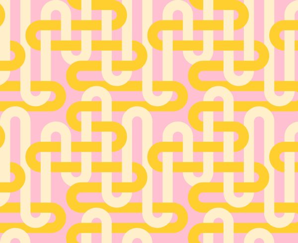 Moda Fabrics - Emily Van Hoff - Groove - Woven Geometrics in Sorbet