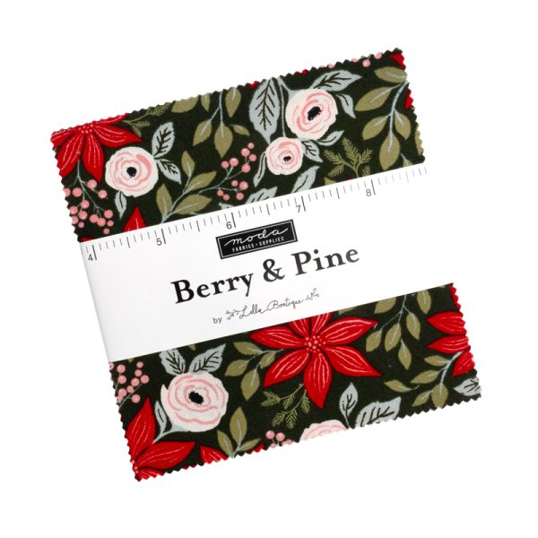 Moda - Lella Boutique - Berry And Pine - Charm Pack (42-teilig)