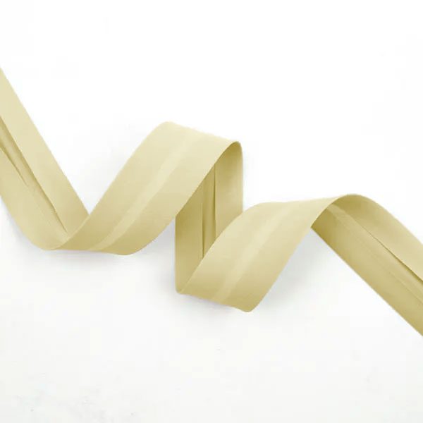 Schrägband Pure Solids in Chamomille 25mm