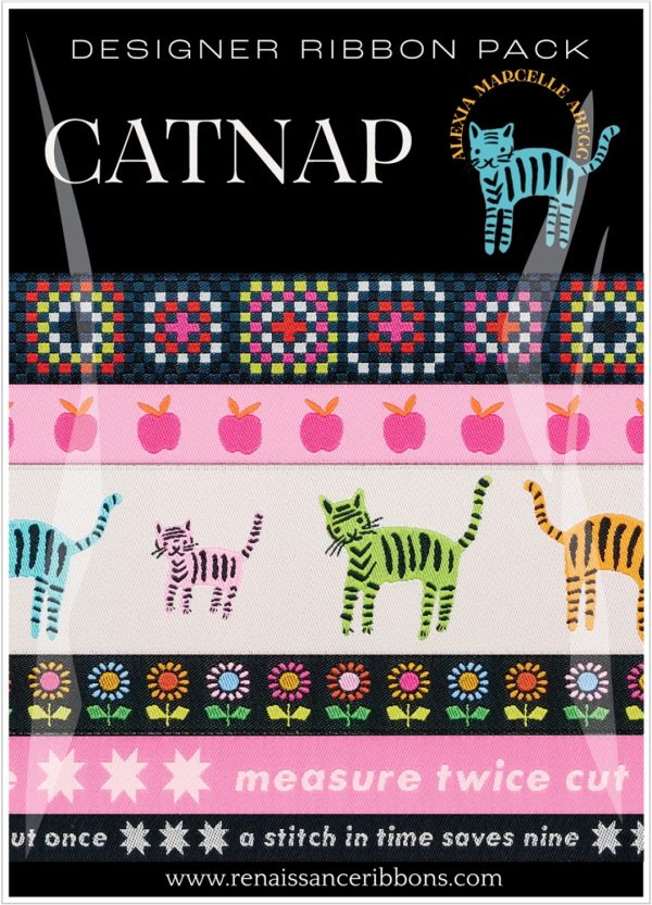 Alexia Abegg - Catnap Designer Pack - Webbänder (6teilig)