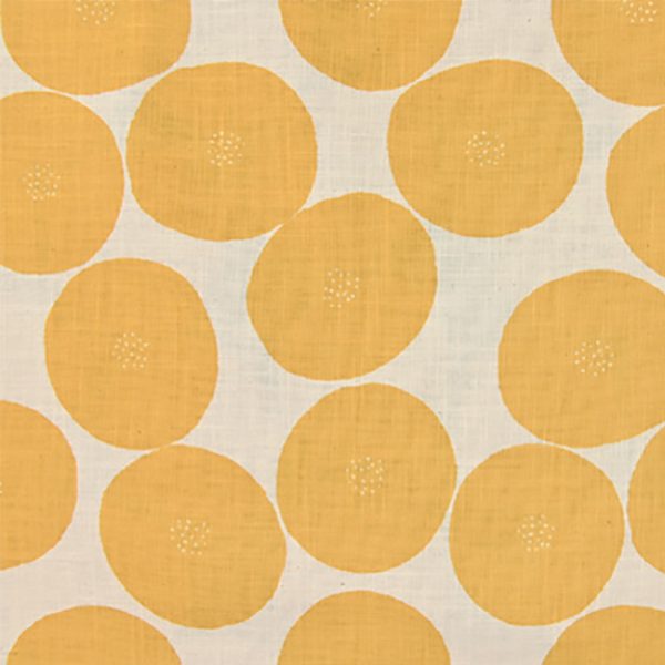 Kokka – MUDDY WORKS Anpan in Natur/Yellow (Lightweight Canvas)