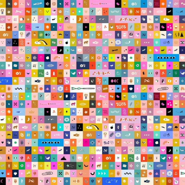 Ruby Star Society - Selvedge Magic - Magic Icons in Multi