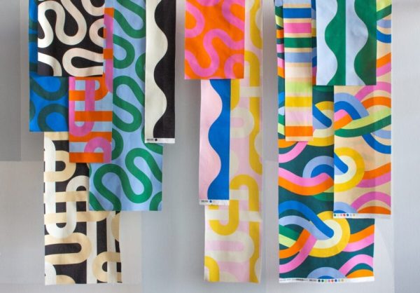 Moda Fabrics - Emily Van Hoff - Groove -Tangled Quilt in Nightfall (extrabreiter Rückseitenstoff) – Bild 5