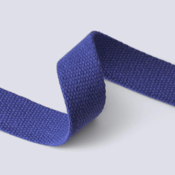 Mind the Maker Baumwollgurtband in Cobalt Blue (25mm)