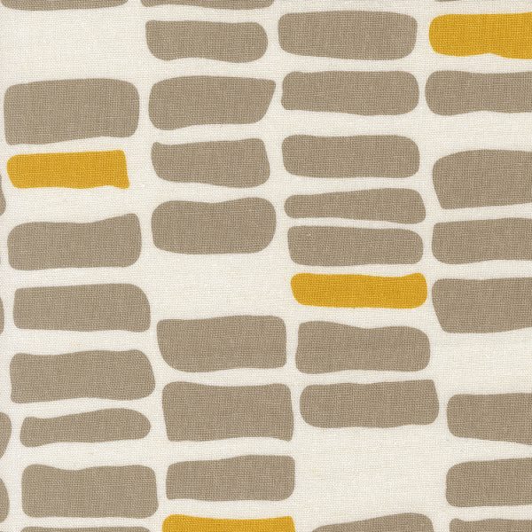 Moda Fabrics - Zen Chic - Urban Whisper Mochi Linen - Brick in White