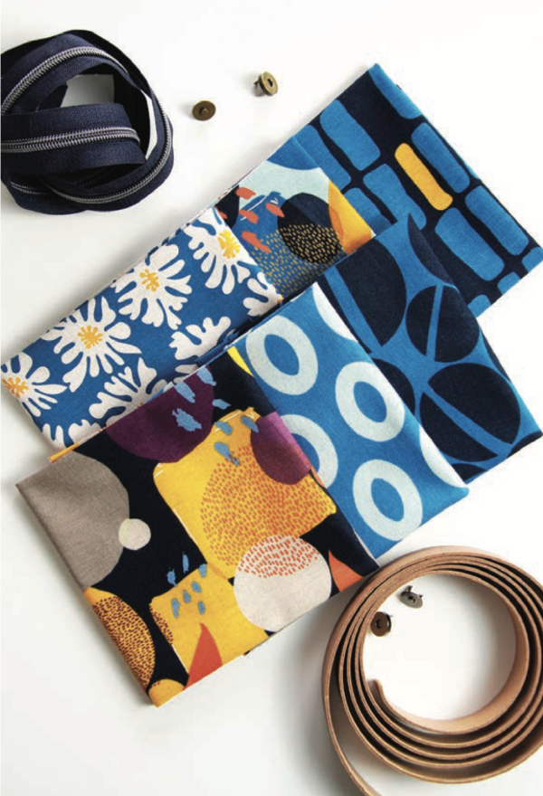Moda Fabrics - Zen Chic - Urban Whisper Mochi Linen - Brick in Sunset – Bild 3