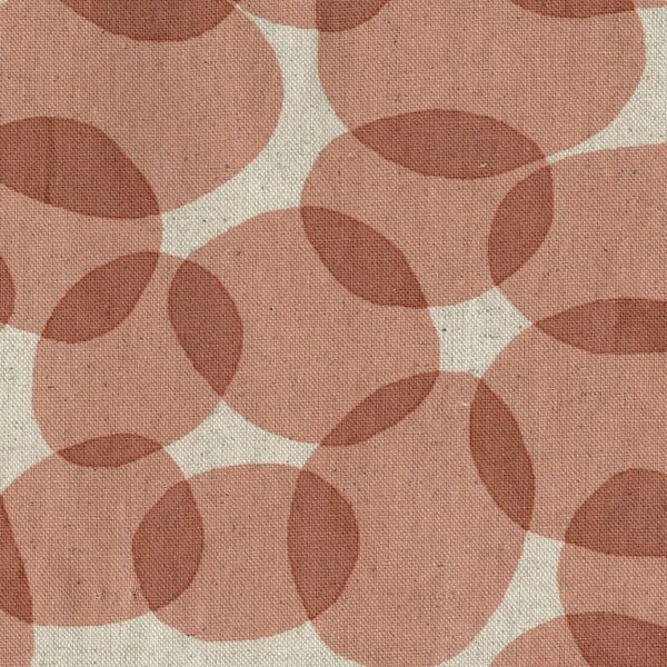 Kokka – Bookhou - Gather - Circles in Pink (CANVAS)