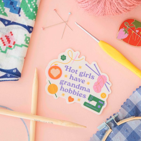 Sticker von Sarah Hearts: Grandma Hobbies