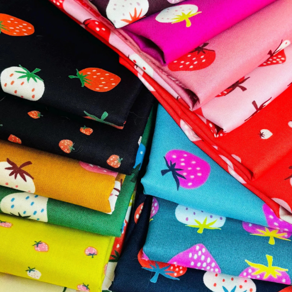 Moda Fabrics - Kimberly Kight - Strawberry - Fat Quarter Set (20-teilig) – Bild 4