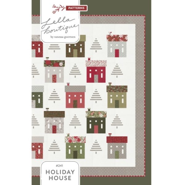Schnittmuster Quilt "Holiday House" von Lella Boutique (englisch)