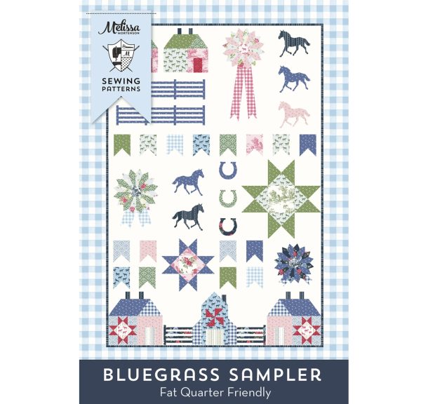 Schnittmuster Quilt "Bluegrass Sampler" von Melissa Mortenson (englisch)