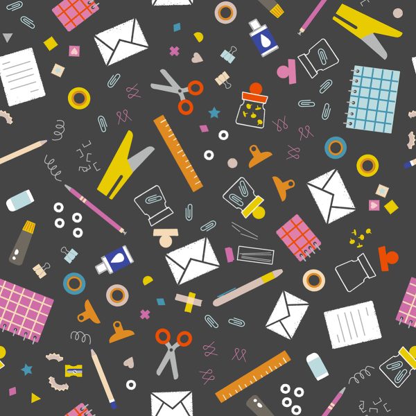 Moda Fabrics - Rashida Coleman Hale - Salutations - Tools in Soft Black