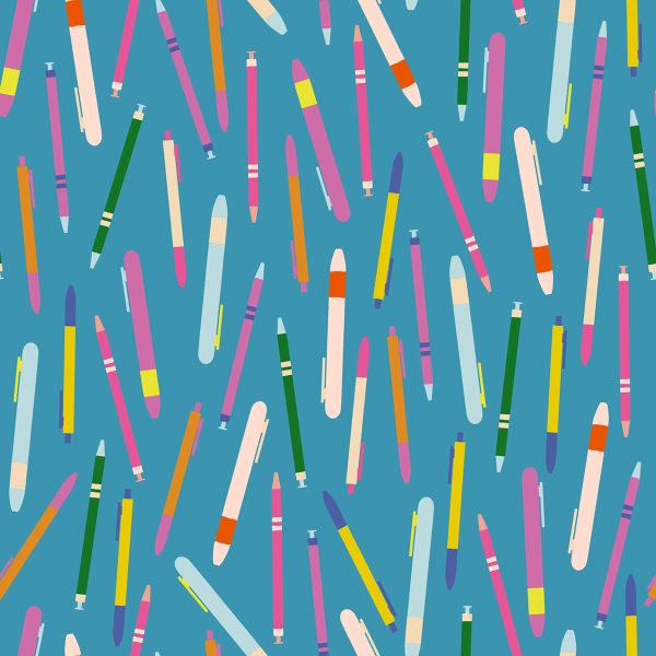 Ruby Star Society - Rashida Coleman Hale - Salutations - Do You Have A Pen in Vintage Blue